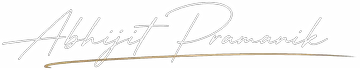Abhijit Pramanik signature